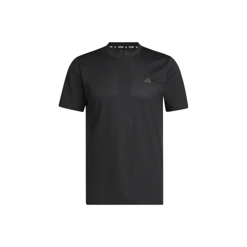 Adidas black T Shirts Men Black