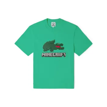 LACOSTE x MINECRAFT, T Shirt Unisex Green