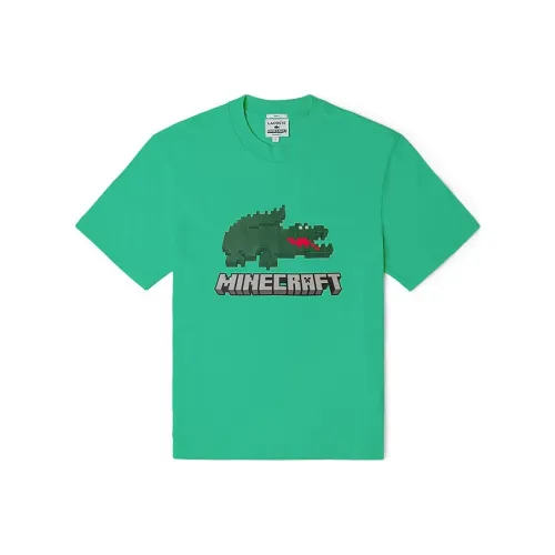 LACOSTE x MINECRAFT T Shirt Unisex Green