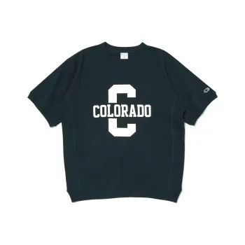 Champion Reverse Weave T Shirt Unisex Marine Blue
