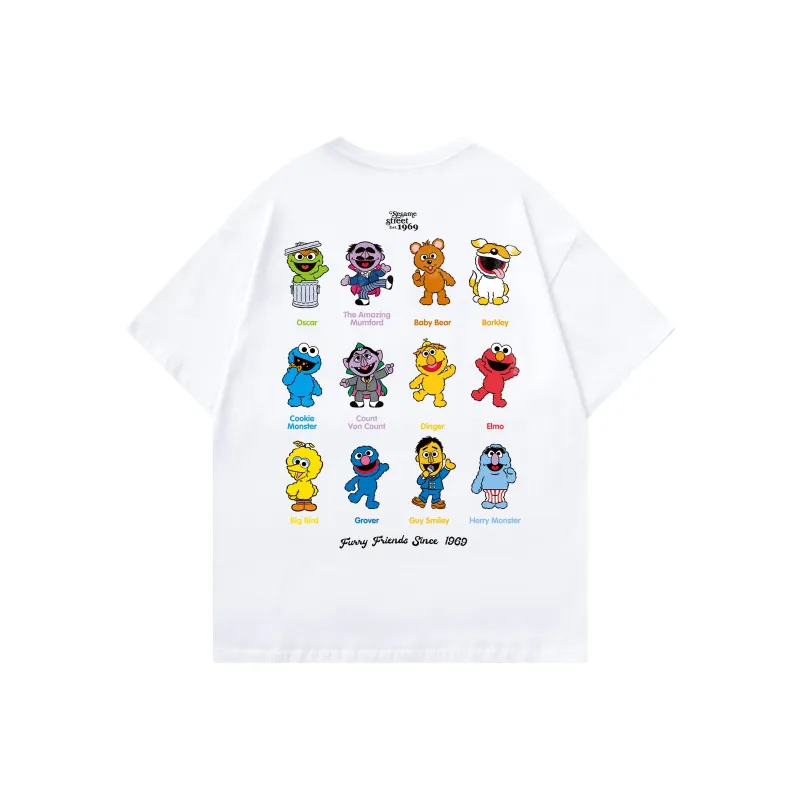 SESAME STREET T Shirt Long Sleeved Short Sleeved Unisex-3