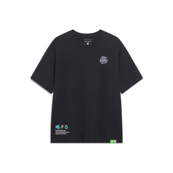 Steven Harrington X LiNing Li Ning X Steven Harrington T Shirts Unisex Black