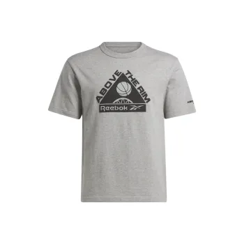 Reebok BASKETBALL ABOVE THE RIM GRAPHIC T-SHIRT T-Shirt Men's Gray
