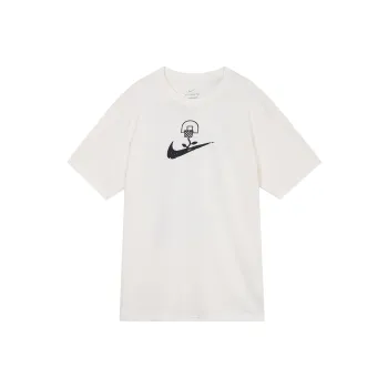 Nike Logo Printing Pattern Pullover Casual Short Sleeve T Shirt White