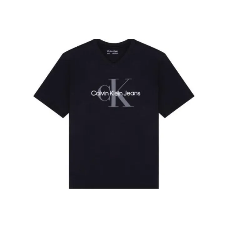 Calvin Klein Logo print Drop shoulder T shirt-0