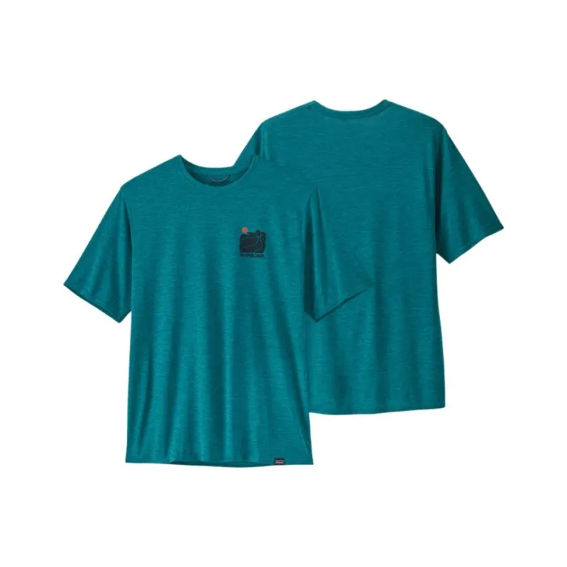 Patagonia Logo print T shirt-8