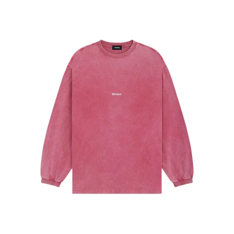 WE11DONE SS24 T Shirt Unisex Pink-0