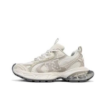 NFL Guoli N Height Increasing Wear Resistant Breathable Slip Resistant Low Top Chunky Sneakers Unisex Beige