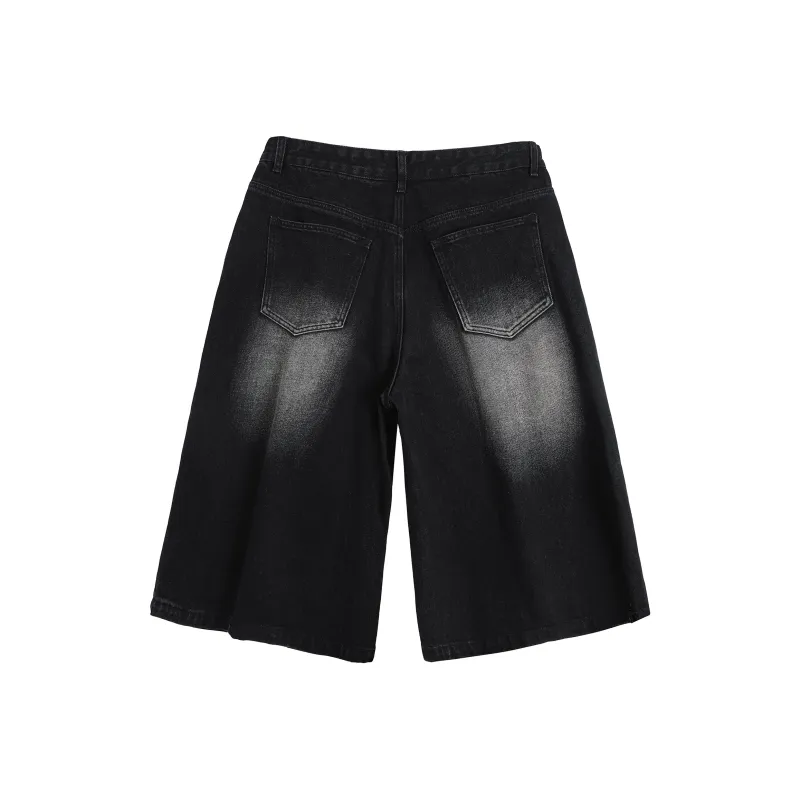 HOKLV Denim Shorts Unisex-1