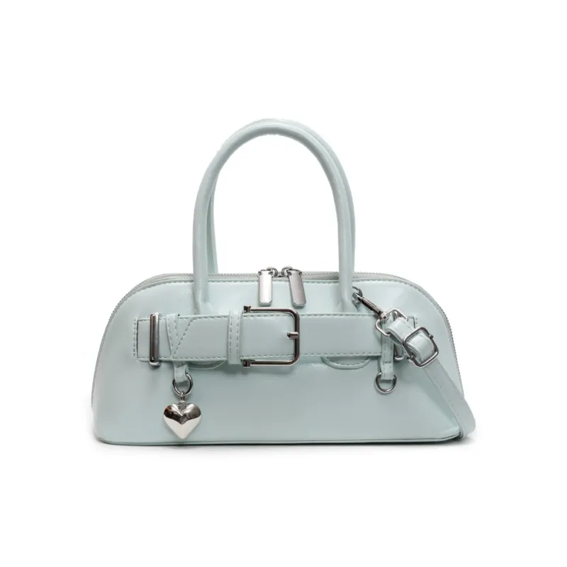 Yalu PU Shoulder Bag, Crossbody Bag, Handbag Women's Black/Ecru/Silver/Pink/Green/Blue-36
