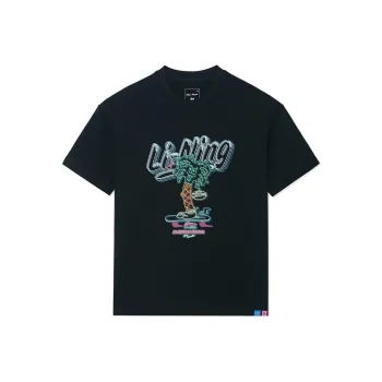 LiNing x Steven Harrington Regular T Shirt Unisex Black
