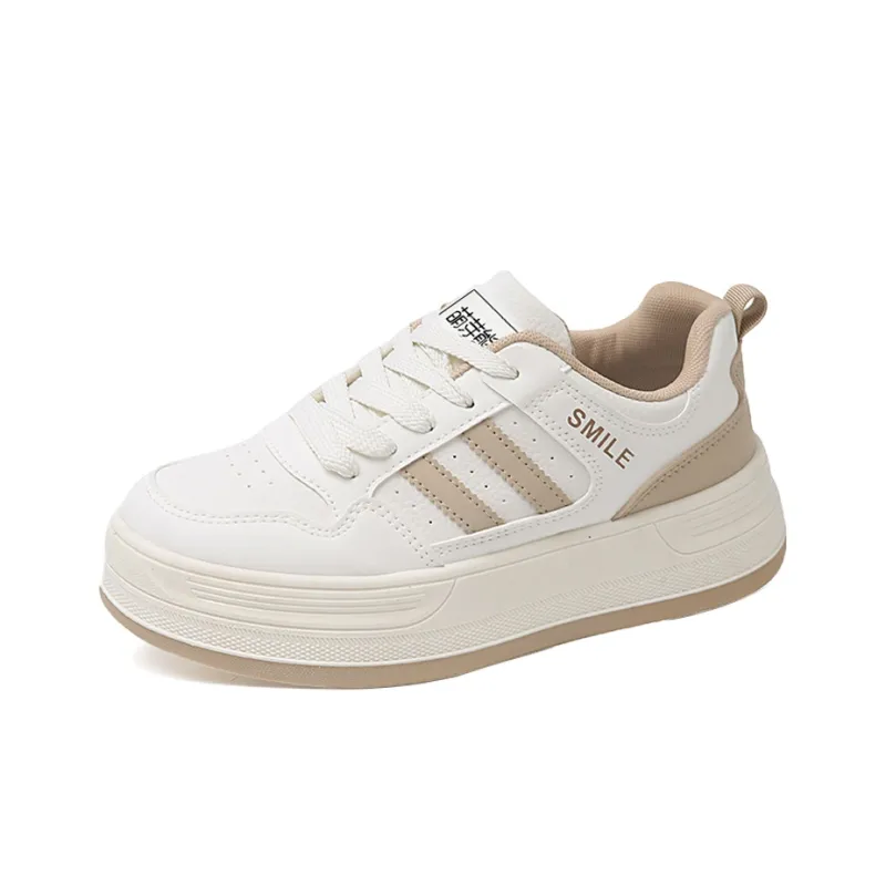 Budding Bear Slip Resistant, Abrasion Resistant, Breathable, Height Increasing Low Top Skateboard Shoes Women's-6