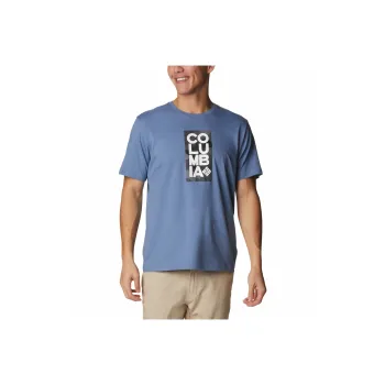 Columbia T-Shirts Men Turquoise Blue
