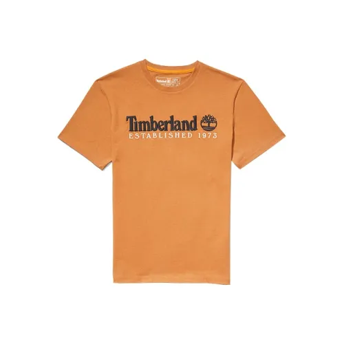 Timberland T-Shirts Men Orange