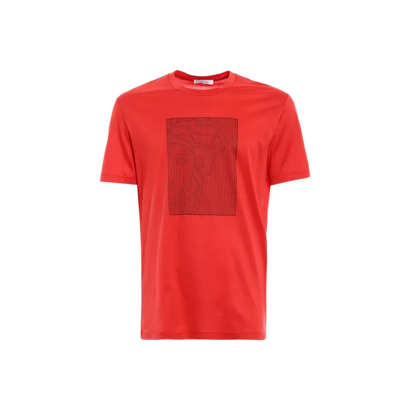 VERSACE T-Shirts Men Red-0