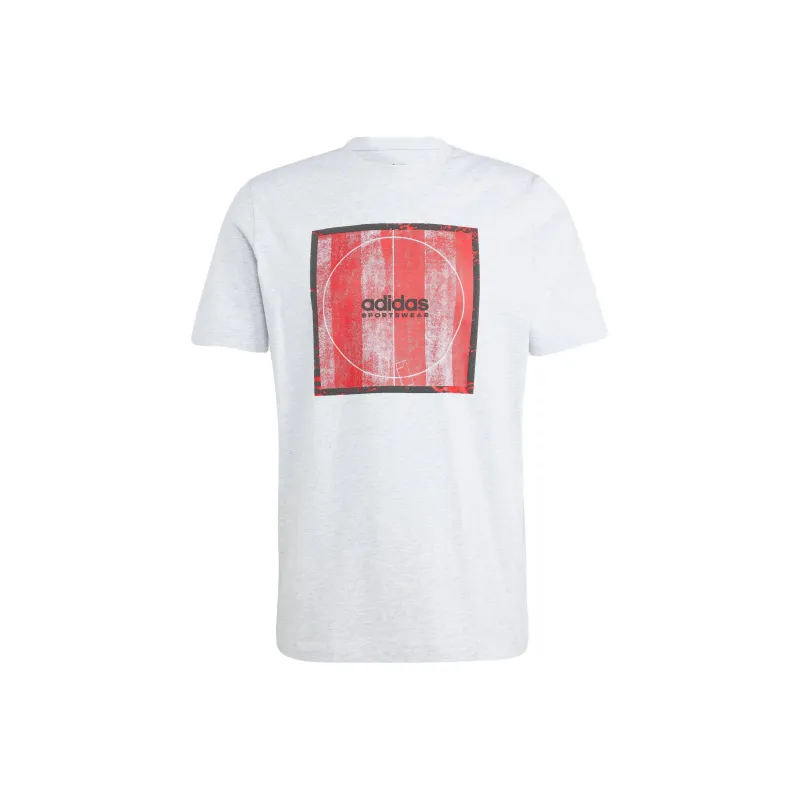 Adidas T Shirts Men Light Heather Gray-0