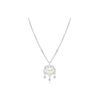 VOCK Chalcedony Necklaces Women's
