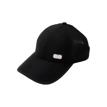 Lanvin Polyester, Cotton Baseball Caps Unisex Black