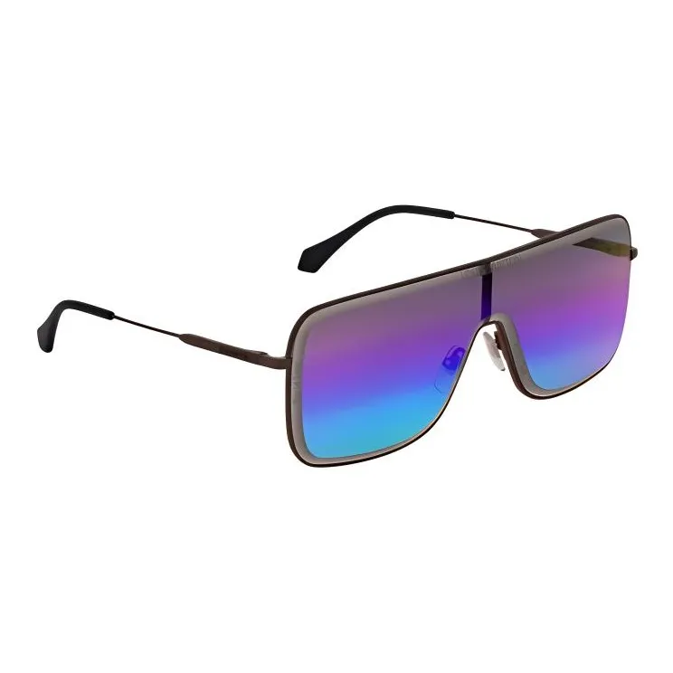 LOUIS VUITTON Metal Acetate Metal Parts Square Sunglasses Men's Black-1