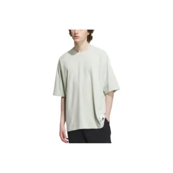 Adidas Drop Shoulder Sleeve T Shirt Unisex Linen Green