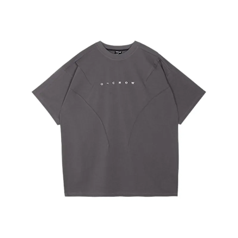 0-CROWORLD T-Shirts Men Gray-0