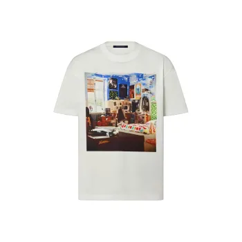 LOUIS VUITTON Printed Cotton T shirt