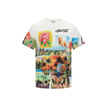 GUESS T-Shirts Men Multicolor