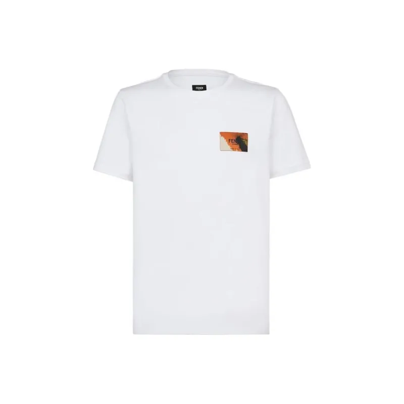 FENDI T Shirts Men White-0