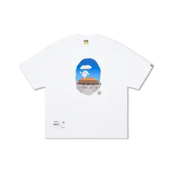 A BATHING APE Bape Ape World Series SS23 Drop Shoulder Sleeve T Shirt Men's