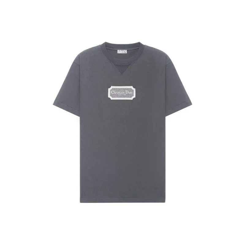 DIOR T Shirts Men Gray-0