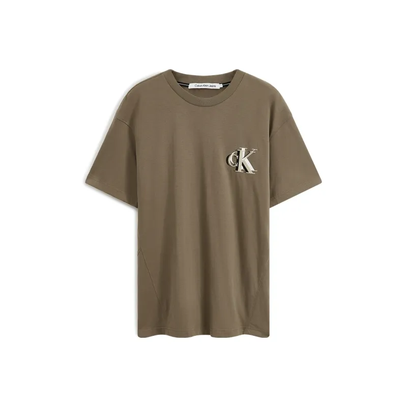 CALVIN KLEIN T Shirt Men's Gray Coffee-0