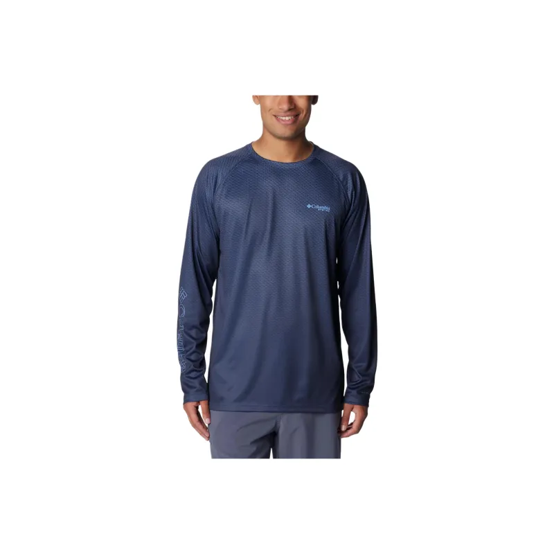 Columbia PFG Super Terminal Tackle™ T-Shirt Men's Dark Blue-0