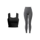 Starburst Black Tank Top+Haiyan Gray Pants