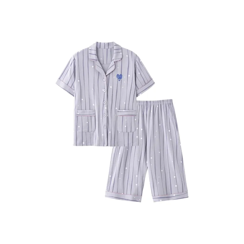 MADALLO Pajama Set Women's Light Purple-0