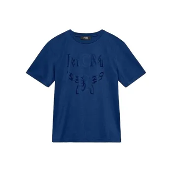 MCM T Shirts Men Dark Blue