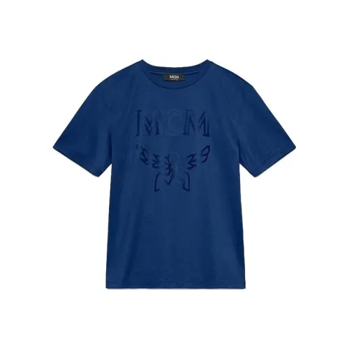 MCM T-Shirts Men Dark Blue