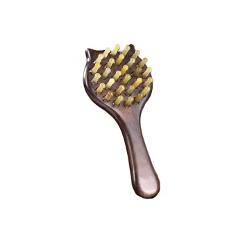 XIBI Sandalwood Controller Patting Comb Head Massage Therapy Comb With Multiple Health Benefits And Meridian Comb Hair