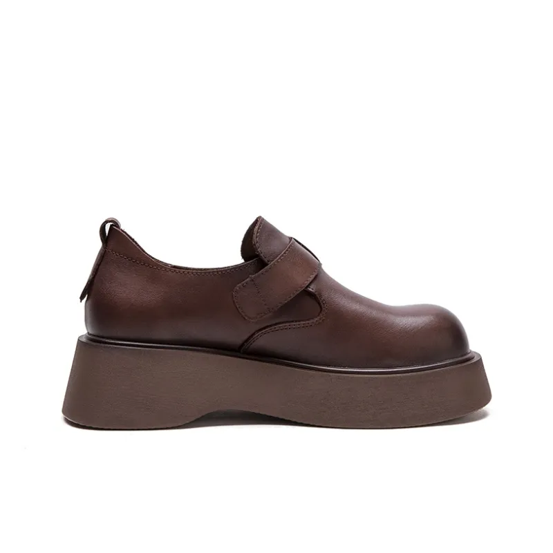 Chibang Loafers Casual Single Shoes 6cm Women's-9