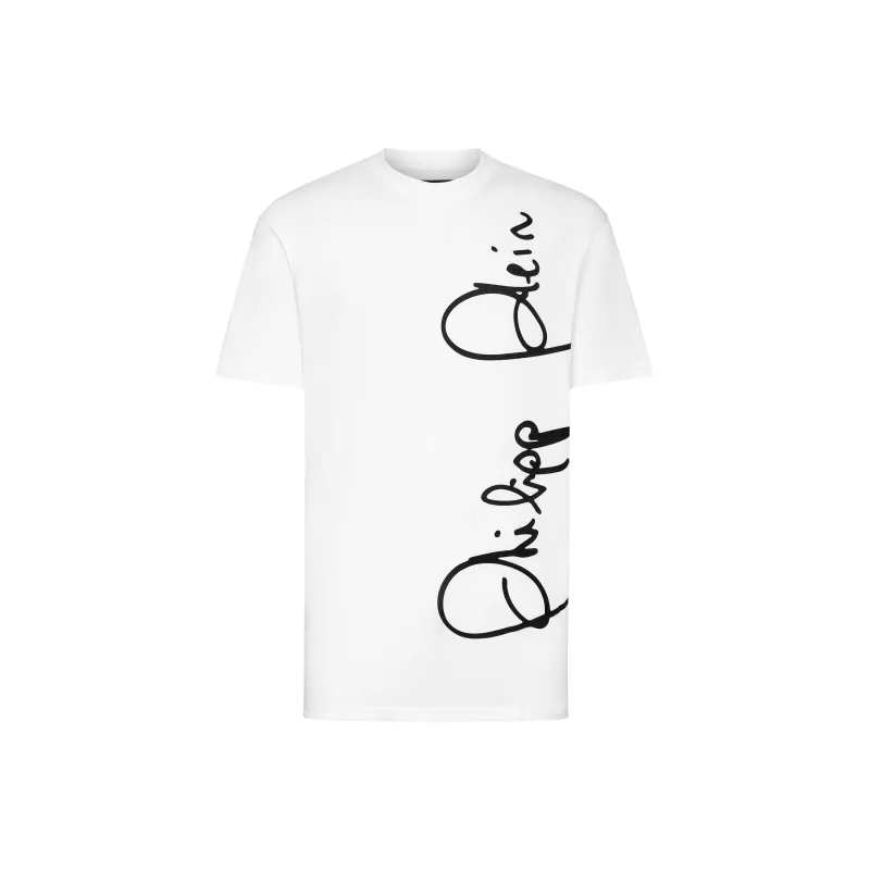 PHILIPP PLEIN Signature Logo T shirt-0