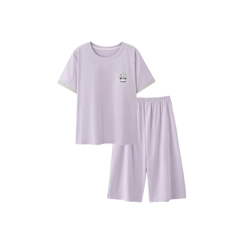 MADALLO Pajama Set Women's Light Purple-0