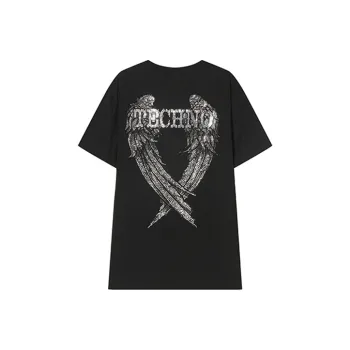 TCH T Shirts Unisex Black With Silver Logo