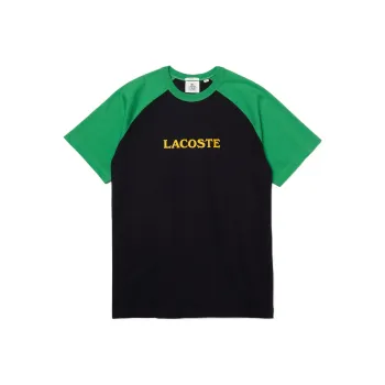 LACOSTE SS22 T Shirt Unisex Black