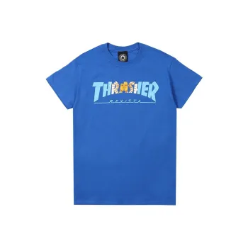 Thrasher T Shirts Men Blue