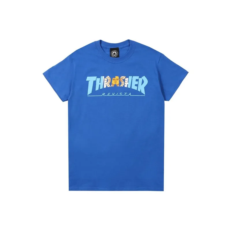 Thrasher T Shirts Men Blue-0