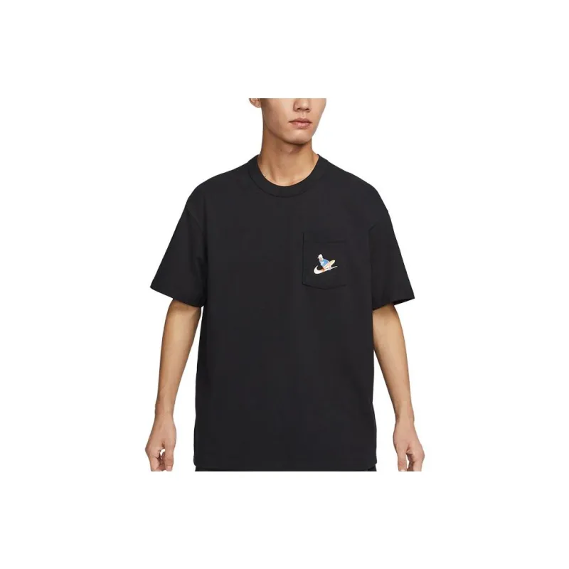 Nike T Shirts Men Black-0