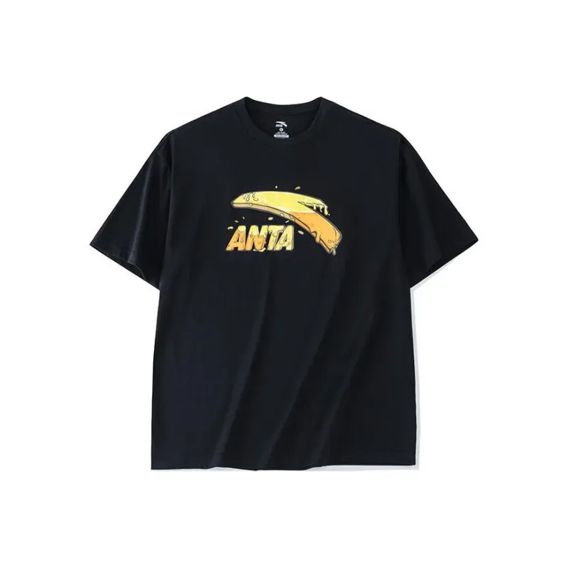 Anta Life Collection T Shirt Unisex Basic Black-0