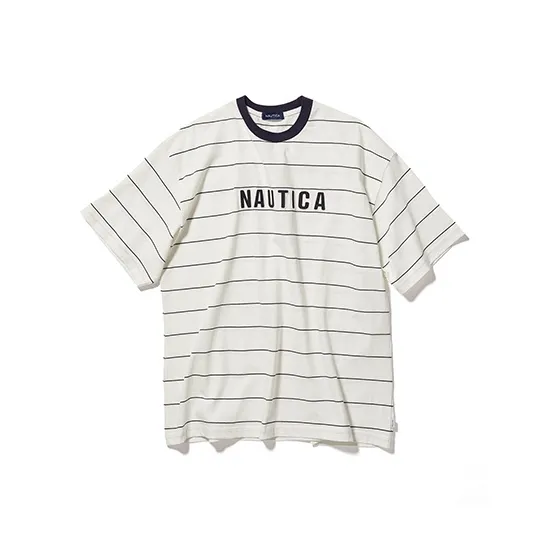 Nautica White Sail T Shirt Unisex-0