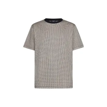 BALMAIN Monogram print T shirt