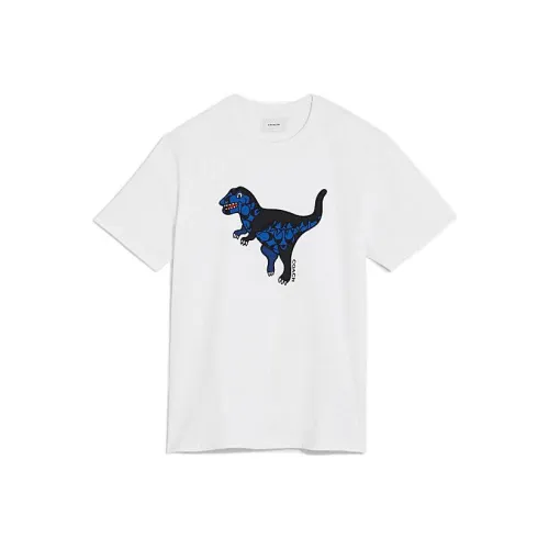COACH T Shirts Men White