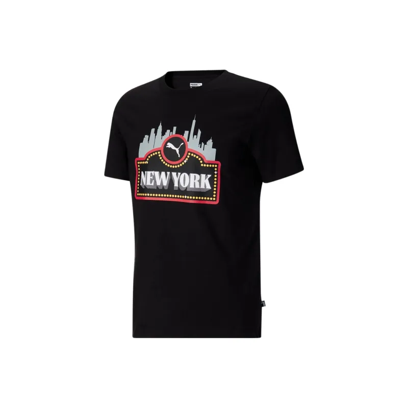 PUMA NYC BROADWAY SIGN T-Shirts Men Black-0